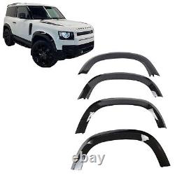 Wheel Wide Arch Kit Land Rover Defender 90 Gloss Black Flare Fender Trim 2021+