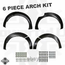 Wheel arch set wide for Nissan Navara NP300 D23 black textured flare extensions