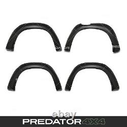 Wide Arches Fender Flares Matte Black For Mitsubishi L200 Series 6 Triton 19-23