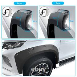 Wide Body Extended Wheel Arch Fender Flare For 19+ Mitsubishi L200 Triton AdBlue