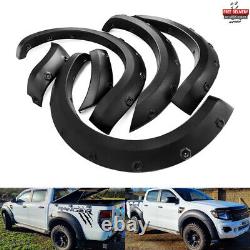 Wide Body Extended Wheel Arches Fender Flare Kit For 11-15 Ford Ranger T6 Pickup