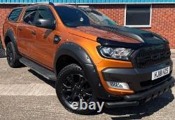 Wide Body Extended Wheel Arches Fender Flare Kit For 16-19 Ford Ranger T7 Pickup