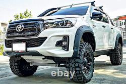 Wide Body Extended Wheel Arches Fender Flare Kit For 18-20 Toyota Hilux VIII LCI