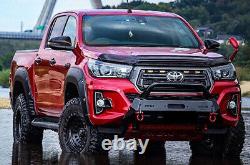 Wide Body Extended Wheel Arches Fender Flare Kit For 18-20 Toyota Hilux VIII LCI