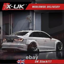 Wide Body Kit Wheel Arches & Side Skirts FRP For Audi A3 S3 8V 2016-2019