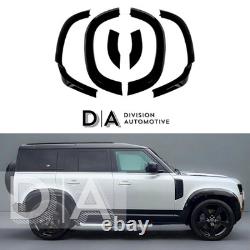 Wide Body Wheel Arch Flares Kit Gloss Black For Land Rover Defender 110 L663 20+