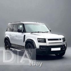 Wide Body Wheel Arch Flares Kit Gloss Black For Land Rover Defender 110 L663 20+