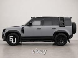 Wide Body Wheel Arch Flares Kit Gloss Black For Land Rover Defender 110 L663 20+