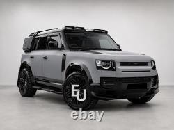 Wide Body Wheel Arch Flares Kit Gloss Black For Land Rover Defender 110 L663 20+