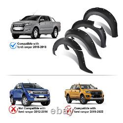 Wide Body Wheel Arches Bolt Style Fender Flares Set for Ford Ranger 2015-2019 T7