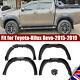 Wide Body Wheel Arches Fender Flares Kit Black For Toyota Hilux Revo 2015-2019