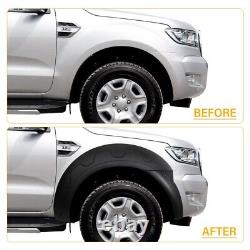 Wide Body Wheel Arches Fender Flares Kit For Ford Ranger 2015-2018 T7 Double Cab