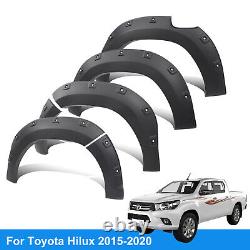 Wide Body Wheel Arches Fender Flares Kit For Toyota Hilux 2015-2020 Accessories