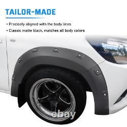Wide Body Wheel Arches Fender Flares Kit For Toyota Hilux 2015-2020 Accessories