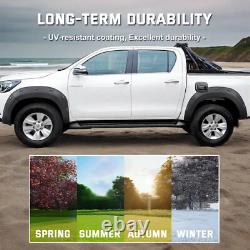 Wide Body Wheel Arches Fender Flares Kit For Toyota Hilux 2015-2020 Accessories