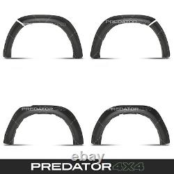 Wide Body Wheel Arches Fender Flares Kit Matte Black For Toyota Hilux Mk9 2021+