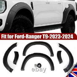 Wide Body Wheel Arches Fender Flares Kit Riveted Style T9 For Ford Ranger 2023+