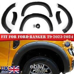 Wide Body Wheel Arches Fender Flares Kit Riveted Style T9 For Ford Ranger 2023+