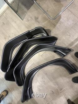 Wide Extended Flat Fender Flare Wheel Arches Kit For 07-18 Jeep Wrangler