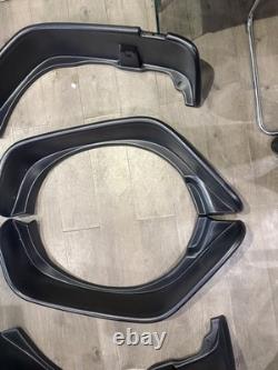 Wide Extended Flat Fender Flare Wheel Arches Kit For 07-18 Jeep Wrangler