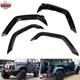 Wide Extended Rivet Wheel Arches Fender Flare Kit For 07-18 Jeep Wrangler Iii Jk