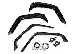 Wide Extended Rivet Wheel Arches Fender Flare Kit For 07-18 Jeep Wrangler III JK