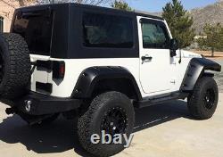 Wide Extended Rivet Wheel Arches Fender Flare Kit For 07-18 Jeep Wrangler III JK