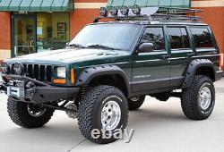 Wide Extended Rivet Wheel Arches Fender Flare Kit For 1984-2001 Jeep Cherokee XJ