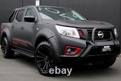 Wide Extended Wheel Arches Fender Flare Kit For 2015-20 Nissan NP300 Navara D23