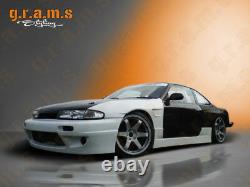 Wide Front Vented Front Wings +25mm for Nissan S14 200SX v8