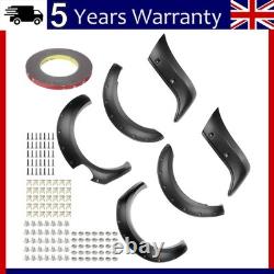 Wide Matte Black Wheel Arches Gloss Fender Flares Kit For Ford Ranger T7 GLOSS
