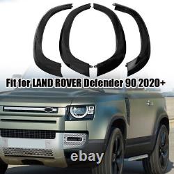 Wide Wheel Arch Fender Flare Trim Gloss Blk For Land Rover Defender 90 L663 20+