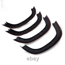 Wide Wheel Arch Fender Flare Trim Kit Gloss Black Set For Defender 90 L663 20+