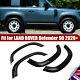 Wide Wheel Arch Fender Flare Trim Kit Set Gloss Black For Defender 90 L663 2020+