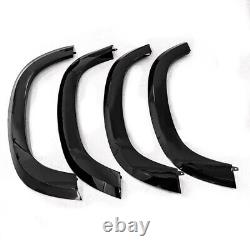 Wide Wheel Arch Fender Flare Trim Kit Set Gloss Black For Defender 90 L663 2020+