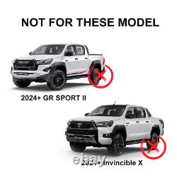 Wide Wheel Arches Accessories For Toyota Hilux MK9 2021-2024 Active Invincible