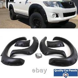 Wide Wheel Arches Extensions Fender Flares Set Toyota Hilux 2005-2011 Black