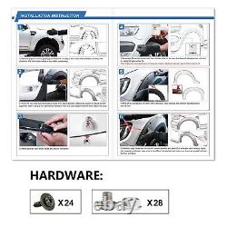Wide Wheel Arches Extensions Fender Flares for Ford Ranger T6 2012-2014 Body Kit