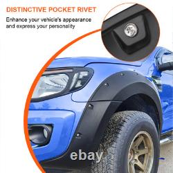 Wide Wheel Arches Extensions Fender Flares for Ford Ranger T6 2012-2014 Body Kit