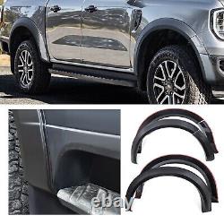 Wide Wheel Arches Extensions Trim For Ford Ranger 2023-2025 Double Cab