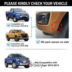 Wide Wheel Arches Fender Extensions Body Kit For Ford Ranger T7 T8 2016-2021 UK