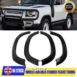 Wide Wheel Arches Fender Flare Trim Kit For Land Rover Defender 90 L663 2020-23