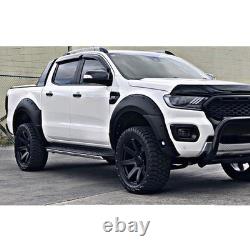 Wide Wheel Arches Fender Flare Upgrade Kit Black For Ford Ranger T8 2019-2022