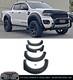 Wide Wheel Arches Fender Flare Upgrade Matte Black For Ford Ranger T8 2019-2022