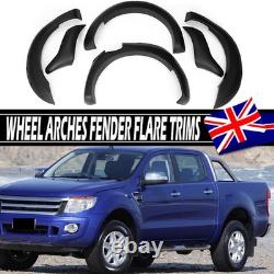 Wide Wheel Arches Fender Flares Body Kit Black For 12-2015 Ford Ranger T6 New