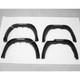 Wide Wheel Arches Fender Flares Body Kit Black For Toyota Hilux Revo 15-19