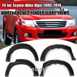 Wide Wheel Arches Fender Flares Body Kit For Toyota Hilux Vigo MK6 MK7 2005-2014