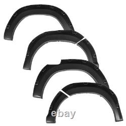 Wide Wheel Arches Fender Flares Body Kit Matte Black For Toyota Hilux Revo 15-19