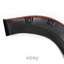 Wide Wheel Arches Fender Flares Body Kit Matte Black For Toyota Hilux Revo 15-19