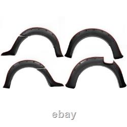 Wide Wheel Arches Fender Flares Body Kit Set For Ford Ranger T7 2016-2018 Black